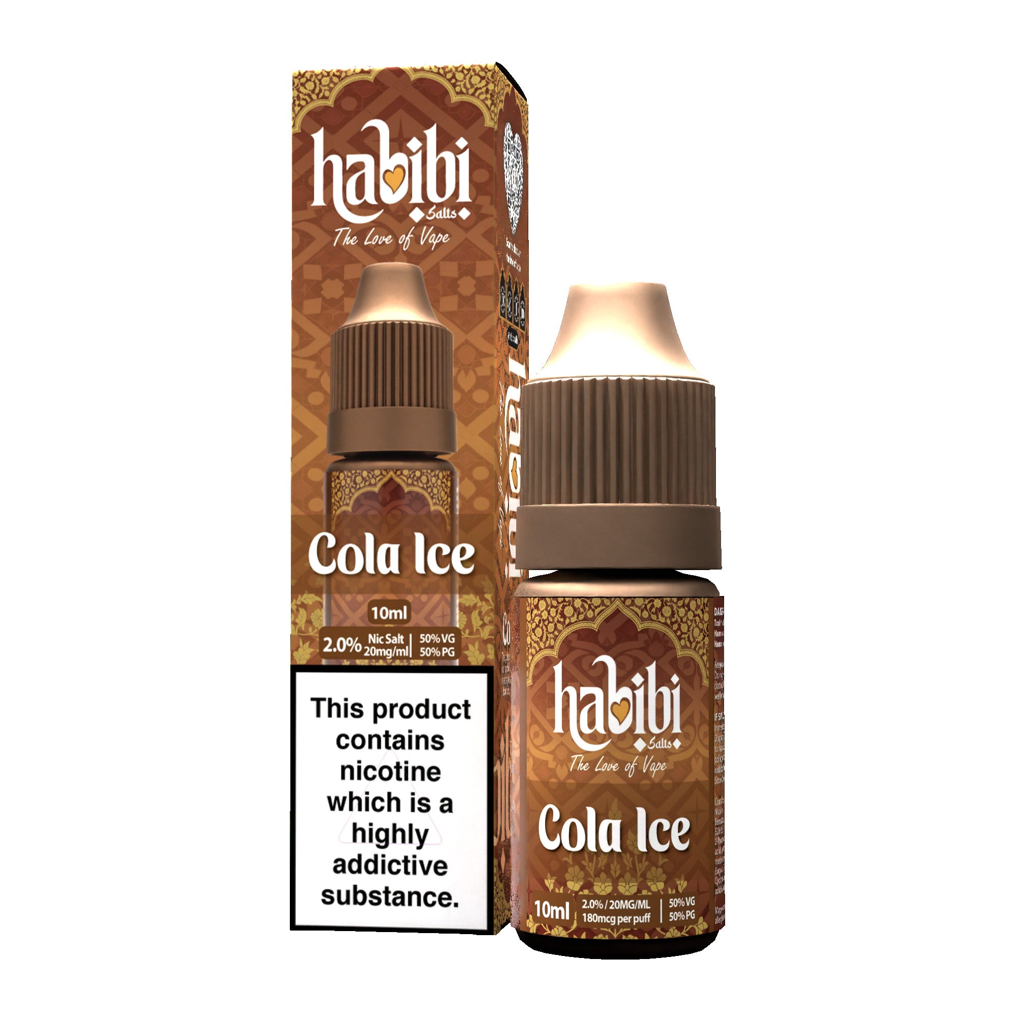 Habibi Salts Cola Ice 10ml E-liquid Habibi Vape Habibi Salts Cola Ice 10ml E-liquid Habibi Vape
