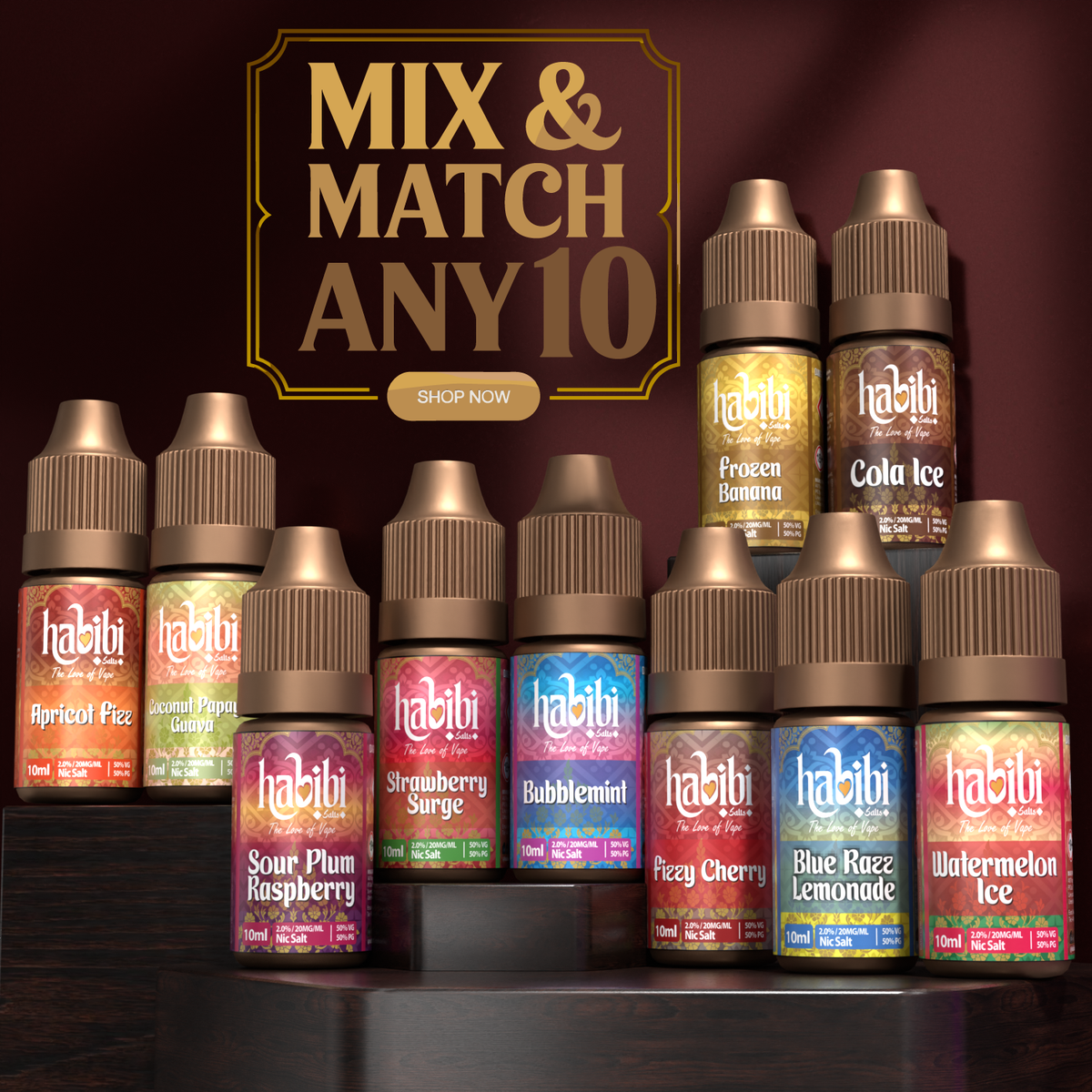 Mix and Match - 10 for £30