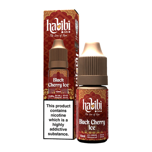 Habibi Salts Black Cherry Ice 10ml E-liquid Habibi Vape Habibi Salts Black Cherry Ice 10ml E-liquid Habibi Vape