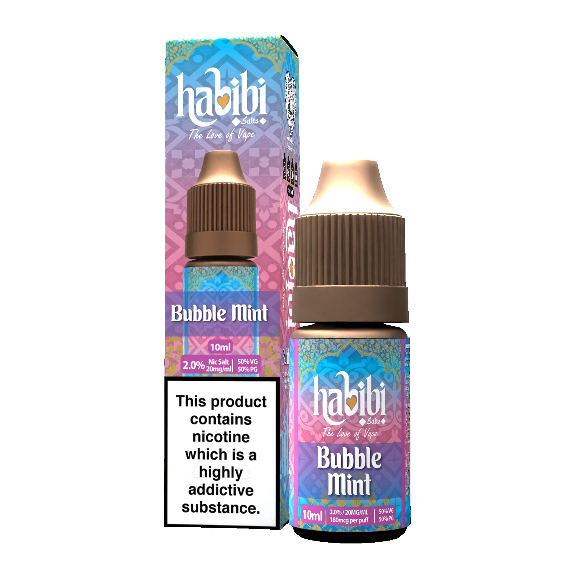 Habibi Salts Bubble Mint 10ml E-liquid