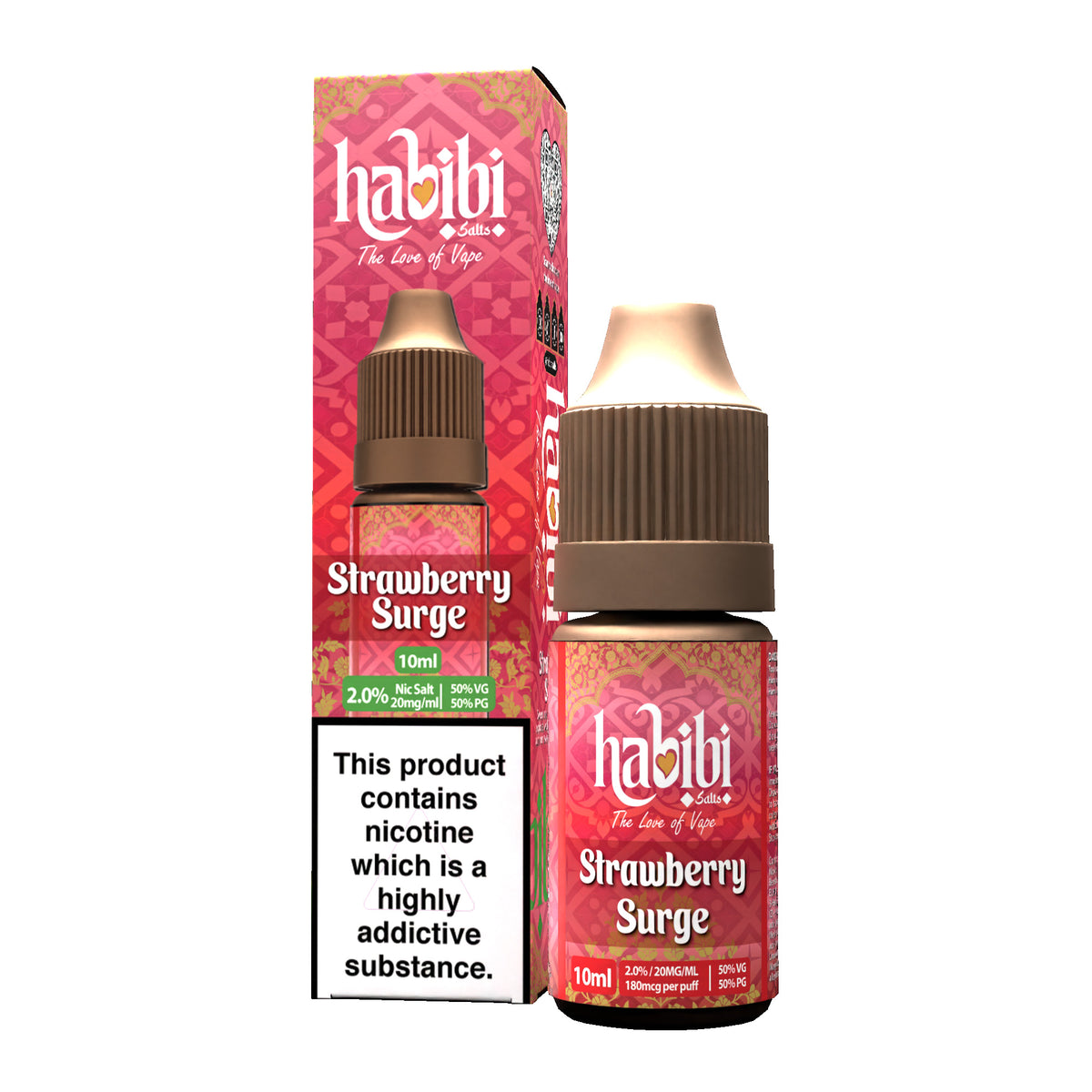 Habibi Salts Strawberry Surge 10ml E-liquid